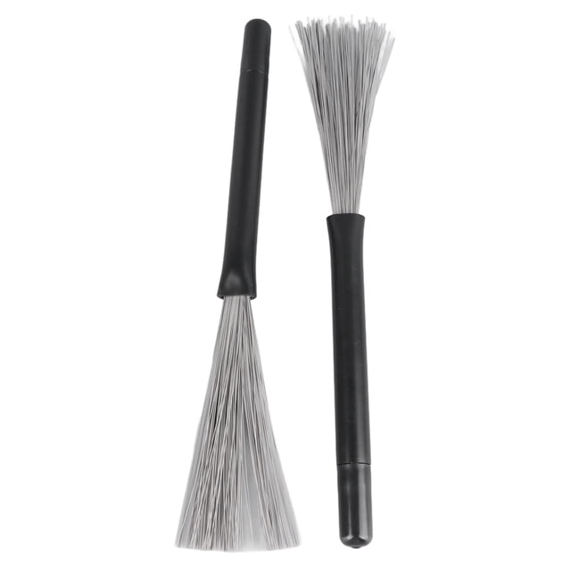 Wire Drum Brush Set, 2PCS Scratch Resistance Multifunctional Telescopic Drum Sticks For Percussion Instruments