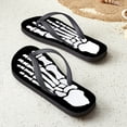 thumbnail image 5 of CafePress - Skeleton Feet Flip Flops - Flip Flops, Funny Thong Sandals, Beach Sandals, 5 of 5
