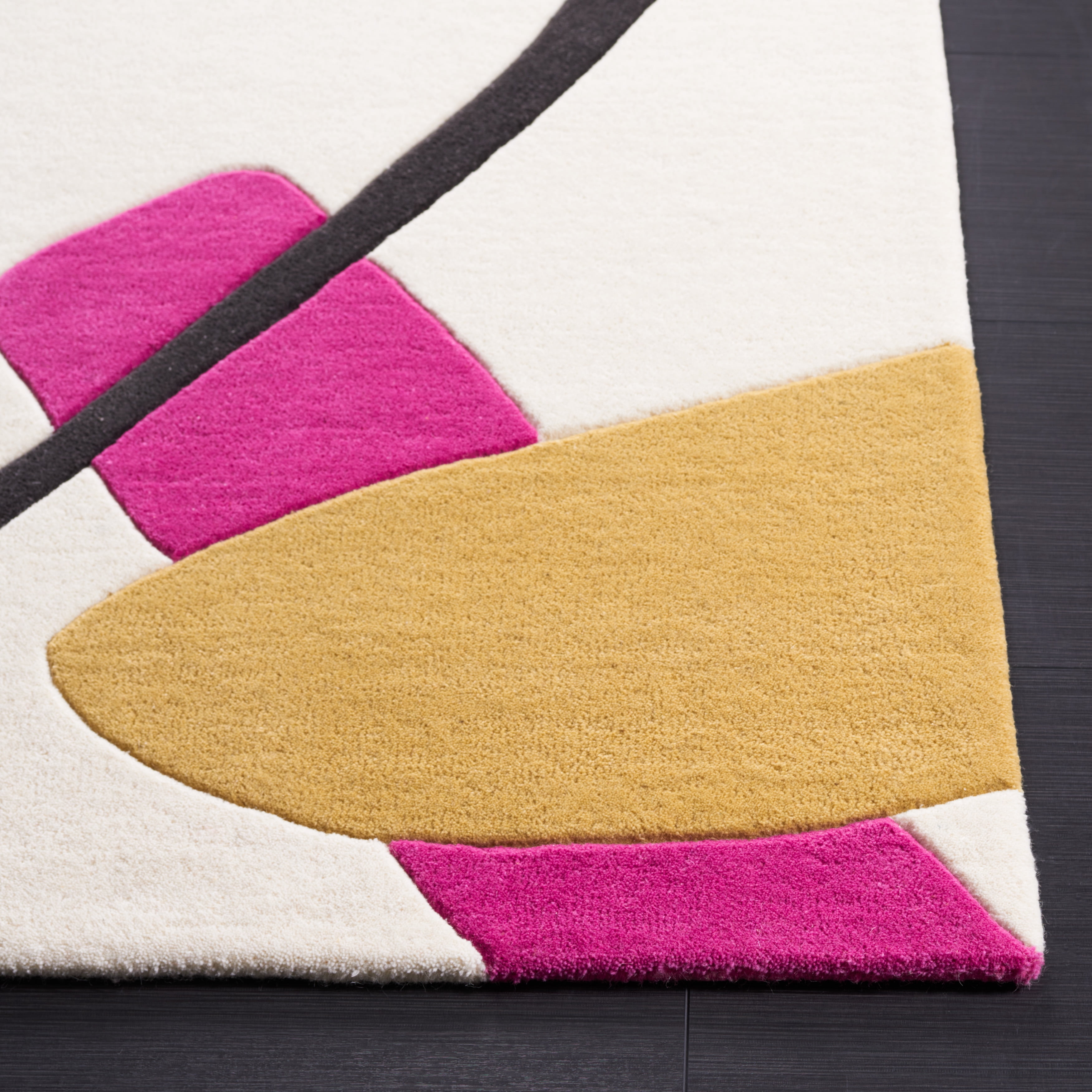 SAFAVIEH Fifth Avenue Deion Abstract Area Rug, Ivory/Pink, 8' x 10'