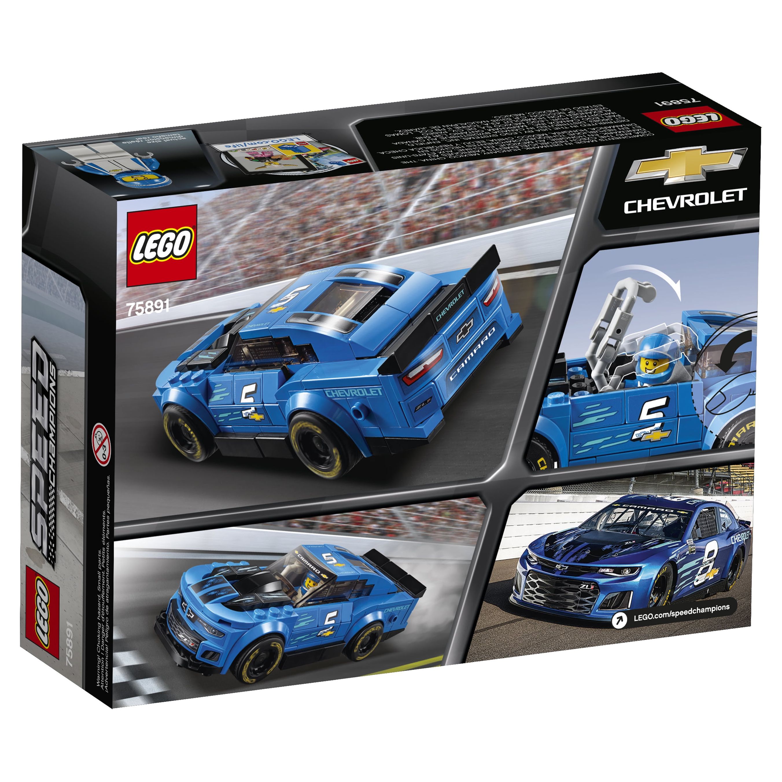 LEGO Speed Champions Chevrolet Camaro ZL1 Race Car 75891 - image 5 of 8