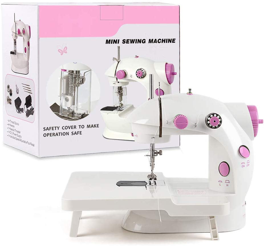 Sewing Machine With Extension Table Portable Mini Sewing Machine