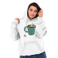 thumbnail image 5 of Need More Coffee Cute Funny Caturday Hoodie Sweatshirt Women Brisco Brands X, 5 of 6