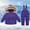 29 Purple, variant on Baby Snowsuit Toddler Girl Snow Suit Winter Coat and Snow Bib Pants Boy Ski Suits Solid Windproof Waterproof Cold Weather Clothers