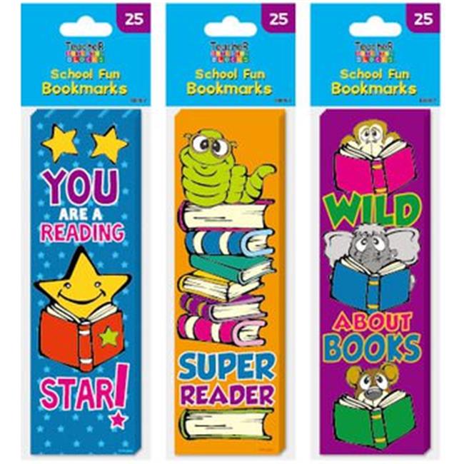 DDI 2269883 25 pack School Fun Bookmarks Case of 48