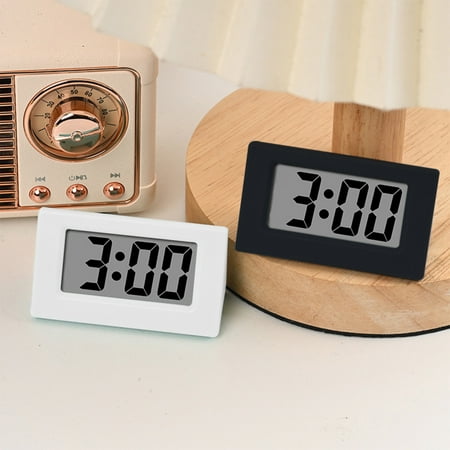 EBCUE Small Digital Clock with Jumbo LCD Time & Day Display Mini Automotive Small Digital Clock photo EBCUE Small Digital Clock with Jumbo LCD Time & Day Display Mini Automotive Small Digital Clock