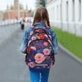 thumbnail image 6 of FORMRS Kids School Backpack Elementary Student Unisex Travel Bookbag with Reflective Stripes, Beautiful Floral Pattern, 6 of 7
