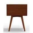 thumbnail image 5 of Alpine Furniture Flynn 2 Drawer Small Wood Nightstand in Acorn, 5 of 5