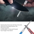 thumbnail image 5 of Serrated Knife Sharpener, Pocket Knife Sharpener with Retractable Diamond Sharpening Rod, Knife Sharpening Steel Rod Tool for Kitchen Outdoor Repairs Polishes Restores Serrated Stick Tools, 5 of 5