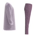 thumbnail image 4 of Pijama Secret Treasures Talla 4 con Sudadera de Peluche Diseño de Gato con Pantalon Estampado Lila, 4 of 4