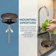 thumbnail image 5 of BlinkLLX 2 Inch Stainless Steel Kitchen Sink Hole Cover Blanking Metal Plug, Oil Rubbed Bronze Drain Stoppers with Washer, 5 of 7