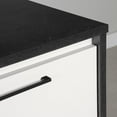 thumbnail image 5 of South Shore Myro, Contemporary Kitchen Island, Faux Black Stone and White, 5 of 6