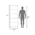 thumbnail image 7 of Knubmt 5 Shelves Wood Bookeshelf Bookcase Book Display Storage Rack for Living Room, Office, Dark Brown, 7 of 7
