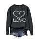 thumbnail image 4 of TaTaai Hoodies Shirts for Women Early Fall Long Sleeve Tops Vintage Graphic Outfits Tops Fashion Pullover Tees Gift, 4 of 5