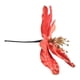 thumbnail image 4 of Adornos navideños Lylong de 33 cm con purpurina de flor de Pascua para colgar en el árbol de Navidad, color rojo, 4 of 8