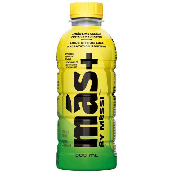Mas+ By Messi Limon Lime League Hydration Drink, Mas+ By Messi Limon Lime League Hydration Drink