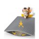thumbnail image 1 of Alfombrilla de arena para gatos Powools, 69 x 48 cm, doble capa, gris, 1 of 6