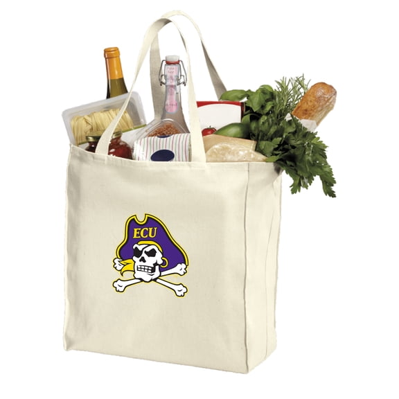ECU Tote Bag East Carolina Shopping Bags