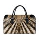 thumbnail image 4 of Noisydesigns-Bolso de viaje de PU con cremallera para hombre y mujer, bandolera Unisex, Maleta Floral dorada europea, envío directo, 4 of 4