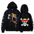 thumbnail image 2 of Sudadera con capucha de manga larga para hombre y mujer, suéter de gran tamaño con estampado de Anime, ropa con capucha de dibujos animados de Luffy, Unisex, Otoño e Invierno, 2 of 4