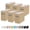 Brown, variant on File Organizer Box, Portable Collapsible Cardboard File Folder Organizer with Handle for Letter Size Hanging Files, Document Storage Box for Home Office & Classroom (4 Packs,Assorted Colors)