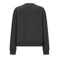 thumbnail image 4 of UVEASISHA Fall Sweater Jacket for Women V Neck Full Zip Long Sleeve Knit Sweaters Fashion Street Outerwear with Pocket Dark Gray XXL, 4 of 7