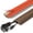 Black Walnut, variant on DELAMU 10ft Self-Adhesive Floor Cord Cover, 1.2''W Cord Hider