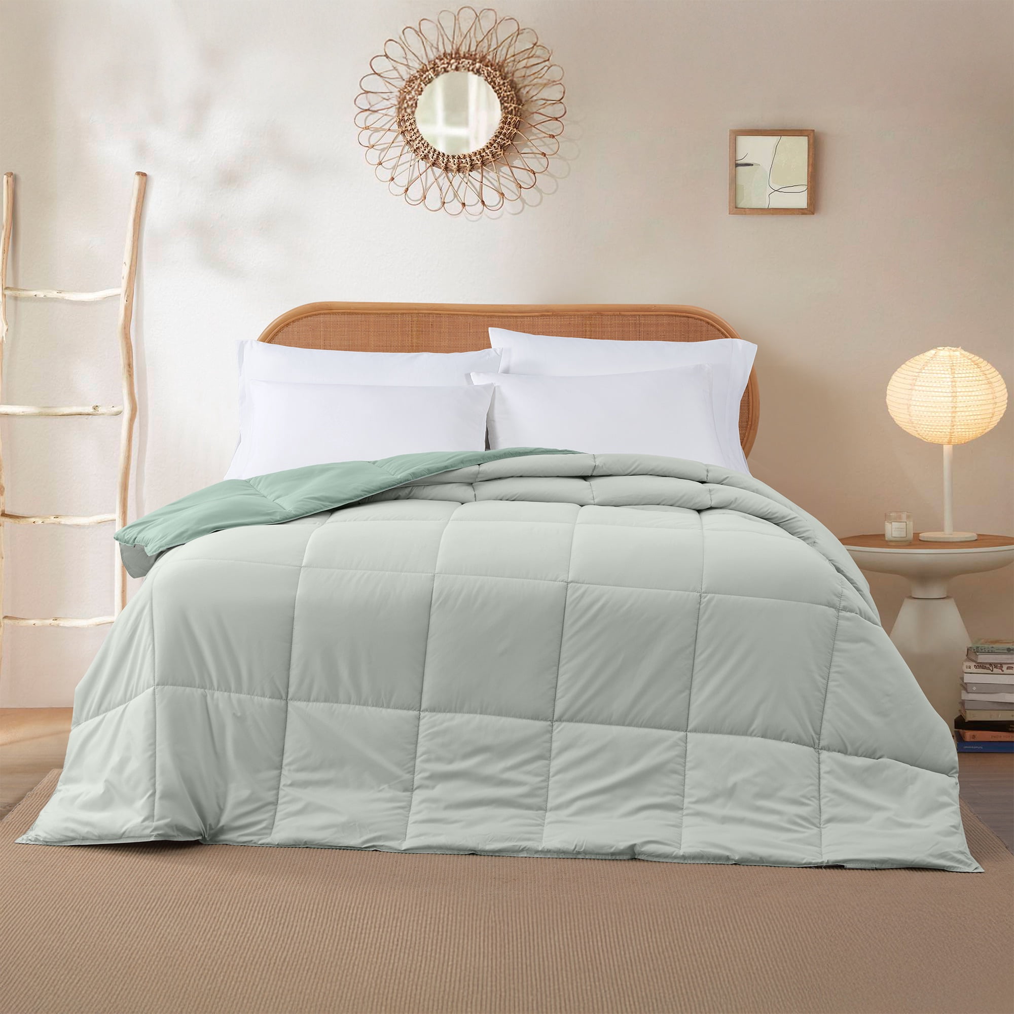 Modern Threads Reversible Ivy & Sage All-Season Down Alternative Adult Bed Comforter, Queen