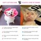 thumbnail image 3 of Cono ajustable para perros y gatos, collar de cono de gato de recuperación suave, collar protector para perros para cirugía de gatos, rosa, pequeño Rojo Verde, 3 of 5