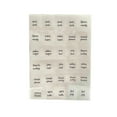 thumbnail image 1 of Bible Tabs for Women and Men – 1 Sheet Multicolor Laminated Scripture Reference Labels for Easy Navigation and Bible Study, 1 of 7