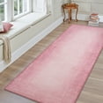 thumbnail image 5 of SIXHOME 2'x6' Runner Rugs for Hallway Washable Boho Soft Neutral Abstract Gradient Rug Runner for Entryway Kitchen Laundry Room Bedroom Non Slip Rubber Backing Pink, 5 of 7