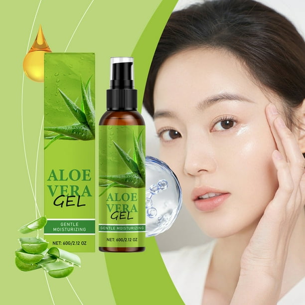 Gel de Aloe Vera para Rostro y Cuerpo - Cuidado de la piel hidratante y  refrescante | Alivio calmante de las quemaduras solares | Hidratante para  todo tipo de pieles | Tubo