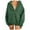 Green, variant on SGMVNU Hoodies for Women Zip up Hoodie Oversized Sweatshirt Jackets Fall Winter Coats 2025 Fashion Jakcet with Pockets(Brown,5XL)