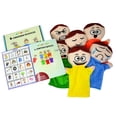 thumbnail image 2 of Hand Puppets 4E's Novelty Feeling para niños con 6 emociones, paquete de 6, 2 of 8