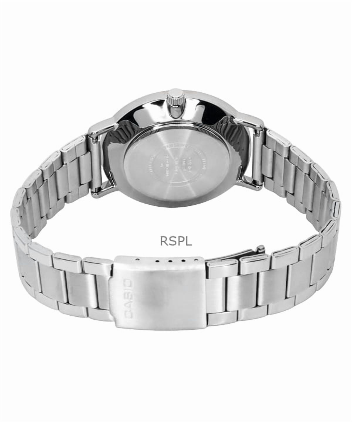 Casio Standard Analog Stainless Steel White Dial Quartz MTP-VT04D-7E Men's Watch