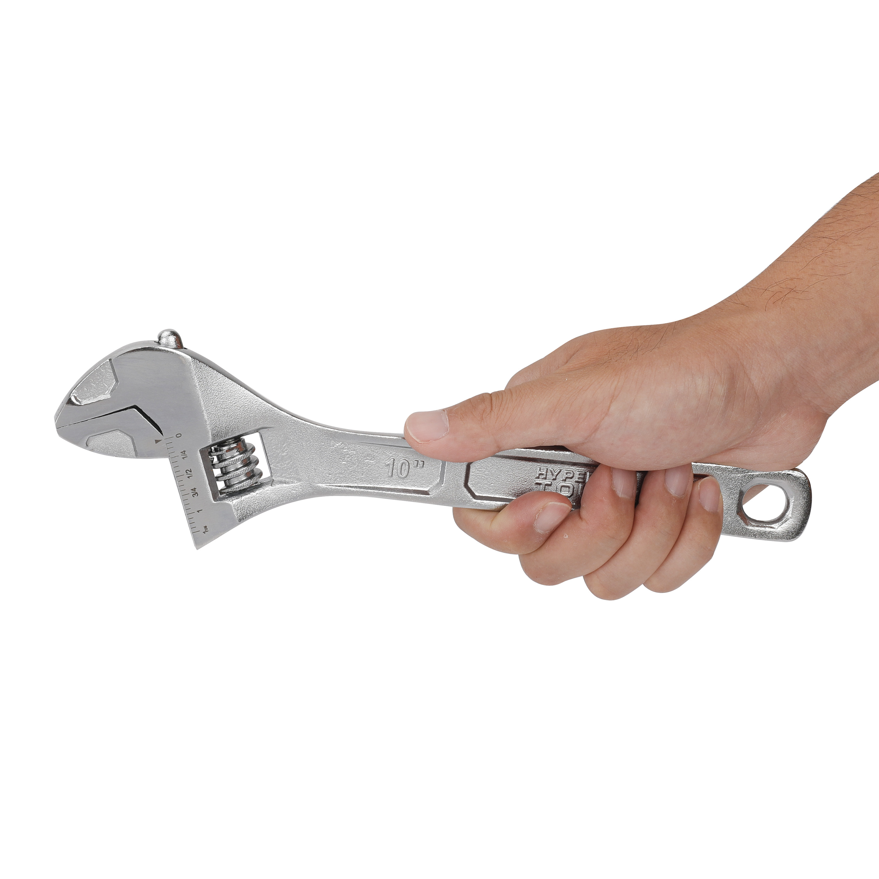 Llave ajustable Hyper Tough de 10 pulgadas, capacidad de quijada de 1-1/2 pulgadas 4