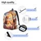 thumbnail image 3 of Balery Cute Cloud Pomeranian Mochila Clásica Impresa Básica para Viaje, Mochila Escolar Resistente al Agua, Mochila de Lona con Correas Ajustables-Medium, 3 of 5