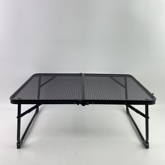 MuyeSunshine Folding table, Adjustable Height, Folding, Mesh Top, Portable for Outdoor, Indoor, Beach, BBQ, Picnic, Travel, RV, Black