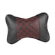 thumbnail image 4 of Almohada para el cuello del coche con correa telescópica para el reposacabezas del coche, de cuero PU duradero. Negro, 4 of 9