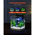 thumbnail image 3 of VEVOR 2 Gallon Fish Tank Aquarium Smart Arch Clear GPPS 3 Color Self Cleaning, 3 of 9