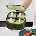 thumbnail image 3 of Transparent Seasoning Box - Four Grids - Good Sealing - Dustproof Handle - Storage - Thick Material - Sugar Salt Seasoning Case - Kitchen Supplies, 3 of 8