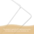 thumbnail image 3 of Shisuyan Support d'Abat-jour Blanc Lot de 2 9.8X9.8in, 3 of 9