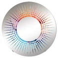 thumbnail image 2 of Designart "Coral Blend Bubbles" Soda Starburst Round Wall Mirror - Food & Beverage Oval Printed Decorative Mirror - Multiple Color Options, 2 of 5