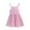 Pink, variant on Odeerbi Summer Tank Dress For Girls Toddler Kids Baby Seaside Beach Dress Sling Skirt Floral Skirt Light Blue