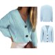 thumbnail image 3 of Suéter para mujer, prendas de vestir, suéter para mujer, suéter con botones, suéter para mujer con botones superiores, suéter para mujer hecho a medida para la perfección, 3 of 4