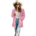 thumbnail image 2 of SCRAWLGOD Dog Paw Fall Cardigan Sweaters for Women Lightweight Jacket No Hood Long Sleeve Sweatshirt Cardigan Women Walks Breathable Womens Cardigan with Pockets Size S, 2 of 7