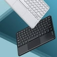 thumbnail image 2 of GJX Bluetooth Keyboard Wide Compatibility Wireless Keyboard Comfortable Key Feel Type-C Interface Wireless Keyboard with Touchpad Yellow, 2 of 4