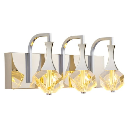 

Bestco LED Wall Sconce 1 Light Crystal Lamp Bathroom Vanity Light for Modern Home Décor