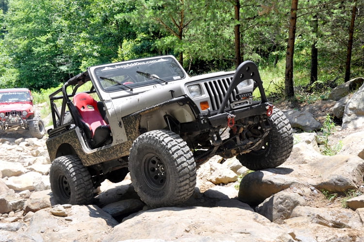 Rough Country 4" Lift Kit (fits) 1987-1995 Jeep Wrangler YJ | Power Steering | N3 Shocks | Suspension System | 620N2