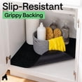 thumbnail image 6 of GORILLA GRIP LeakGuard Under Sink Mat, Waterproof Shelf Liner, Non-Adhesive, 24x24 Black, 6 of 9