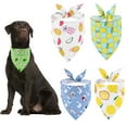 thumbnail image 3 of Pet Triangle Towel Summer Fruit Small Fresh Dog Saliva Towel Pet Scarf, 3 of 5